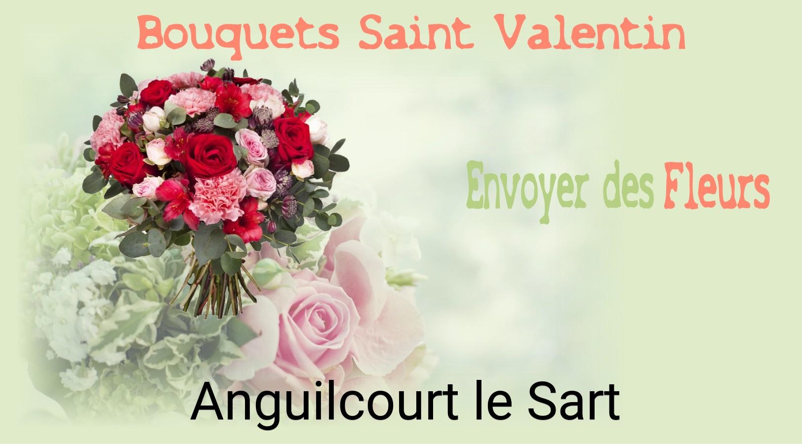 Roses de Saint-Valentin livrées à Anguilcourt-le-Sart